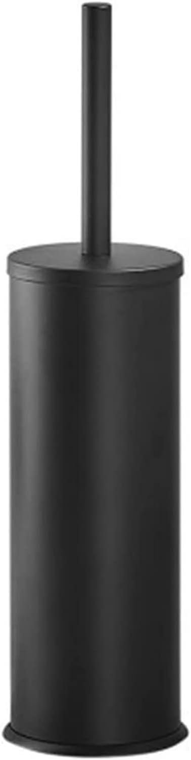 Toilet Brush Holder Set Gold Black Aluminum Bathroom Cleaning Brush Floor Standing Bathroom Storage Organization Goods Bathroom Toilet Brush Holder (B) (B)